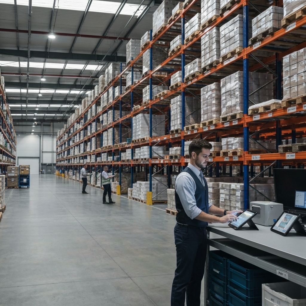 Modern logistics warehouse facility